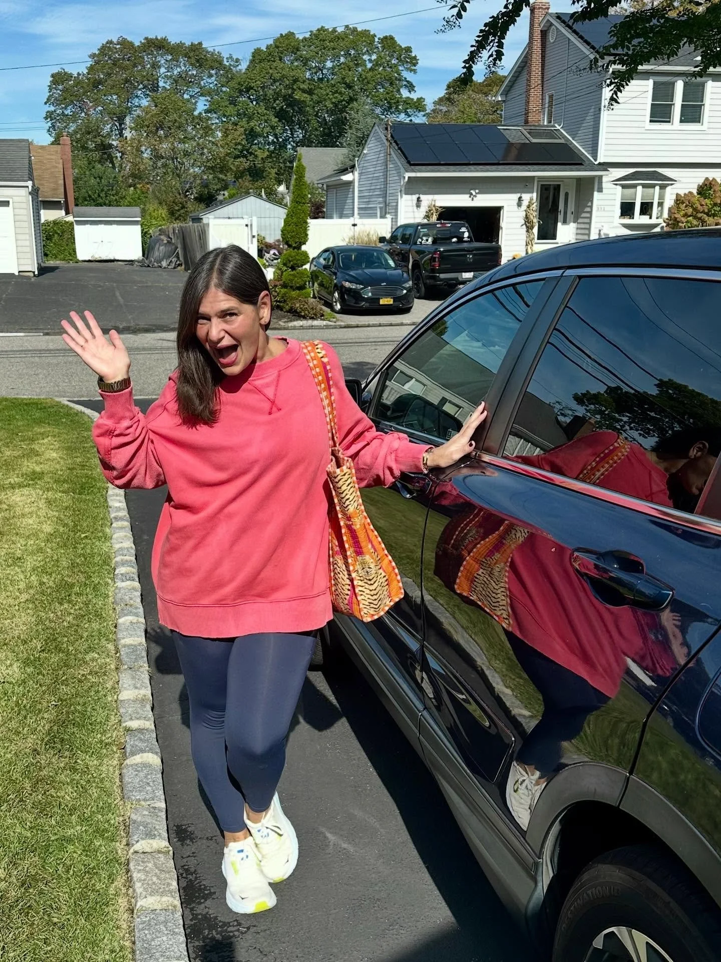 Today I took my first drive as a licensed driver 🚙🚙🚙Somehow, between shoulder and breast surgery, I managed to get my drivers license. Thanks to St. Aunt Deb of West Islip for her complete support and confidence driving her car and her belief in m