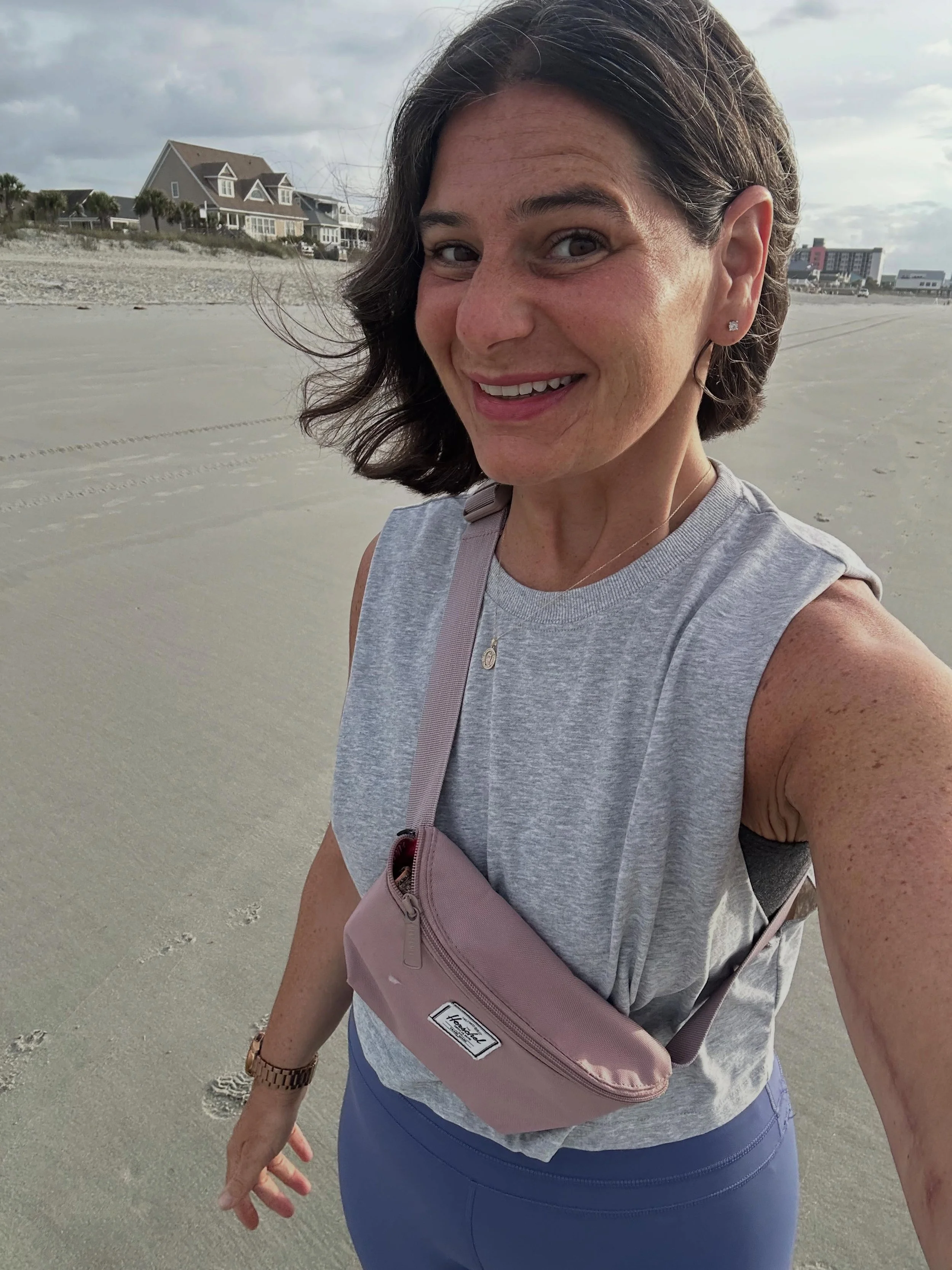 Early and very windy beach walk which also included my first drive in a massive downpour. I made some tasty flounder this week. Thigh surgery recovery continues. Tommy and I took a trip to the local bookstore and he was kind enough to gift me new boo