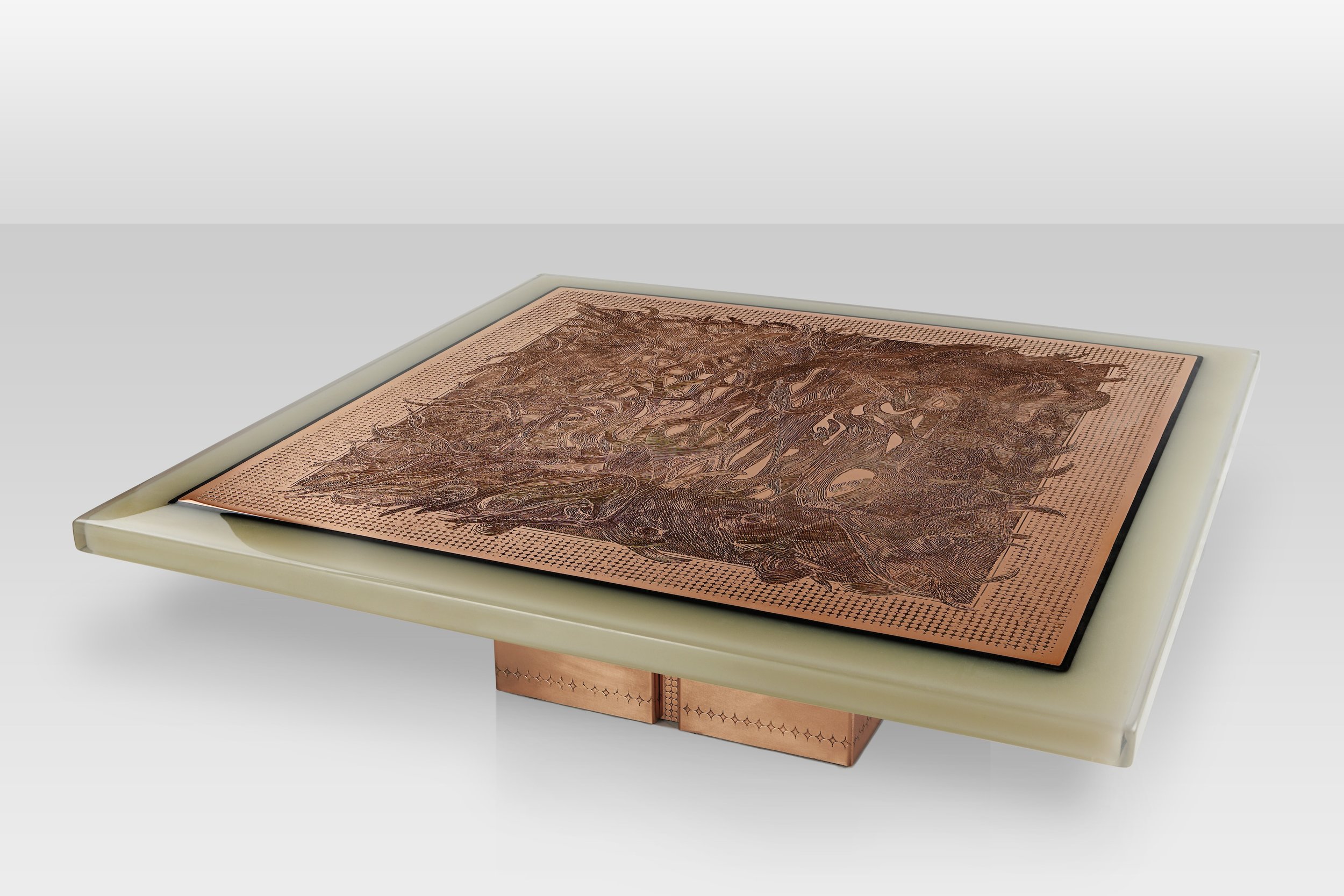 Table basse Cornes de cerfs-copyright Armand Jonckers.jpg