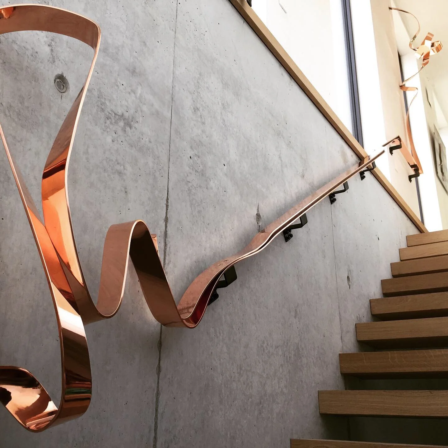 Copper Field Handrail — MAISON JONCKERS