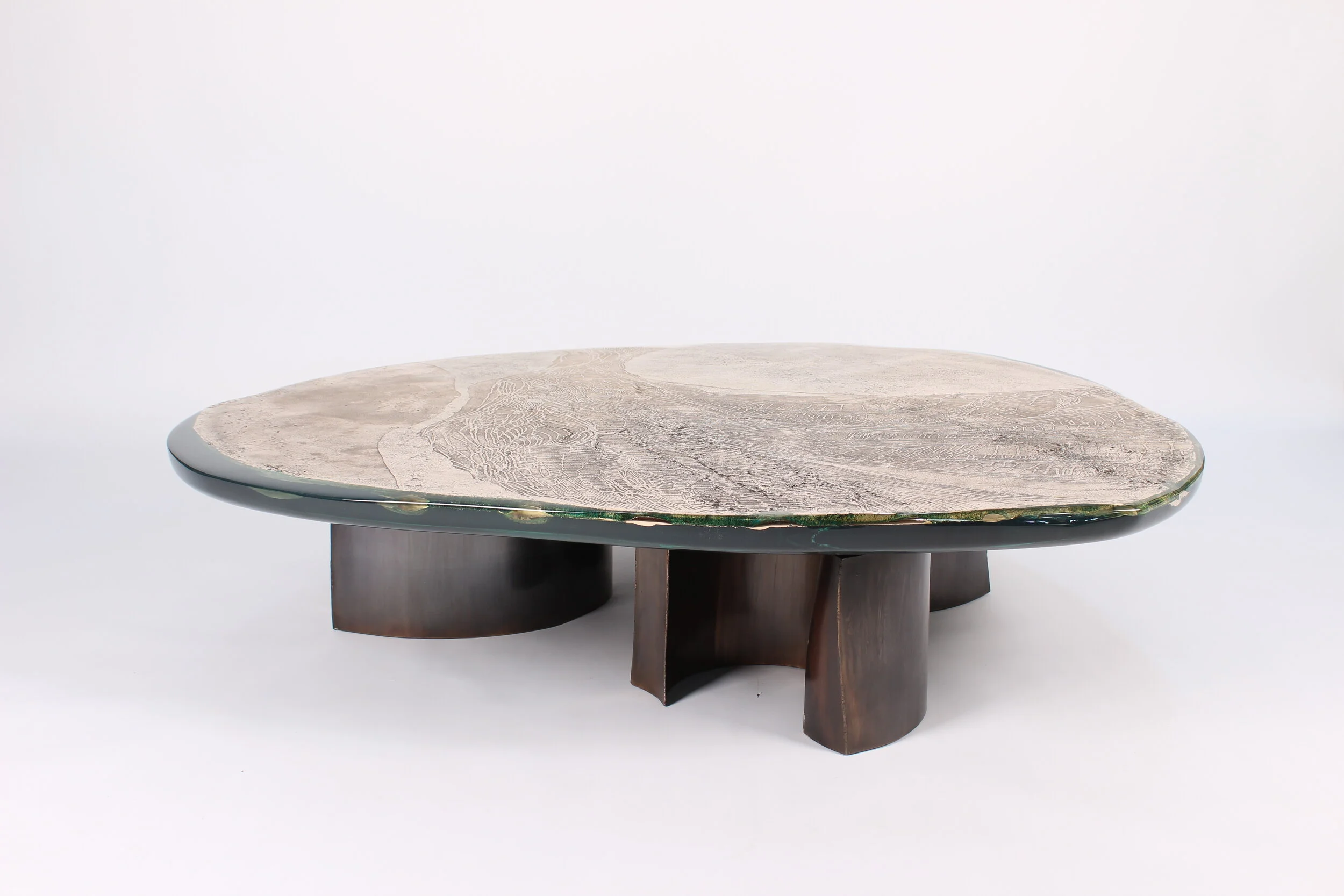  COFFEE TABLE - 2021                                                                                                                                                                                                BRONZE CAST AND RESIN                 