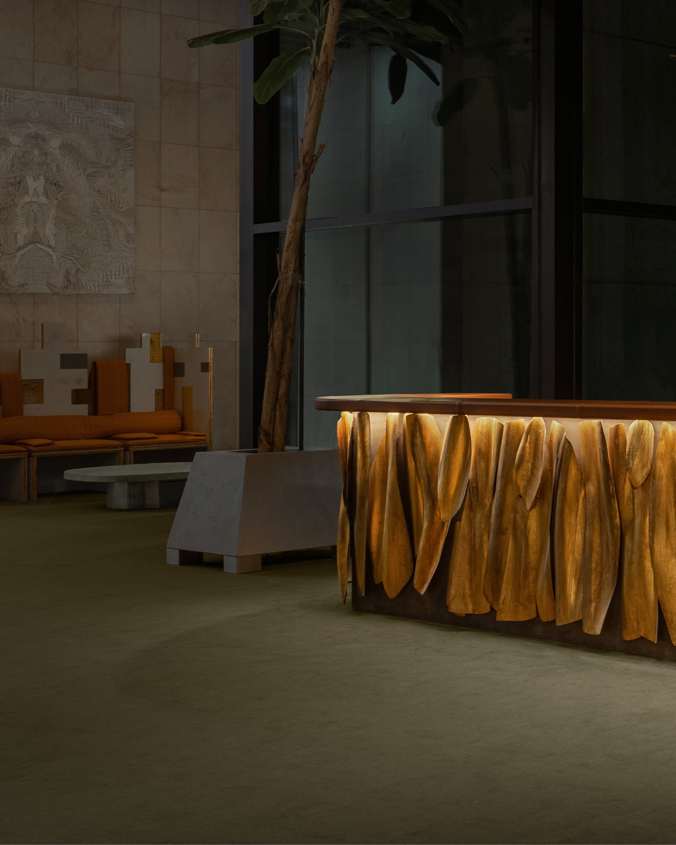 AQUILON | Bespoke Reception Desk