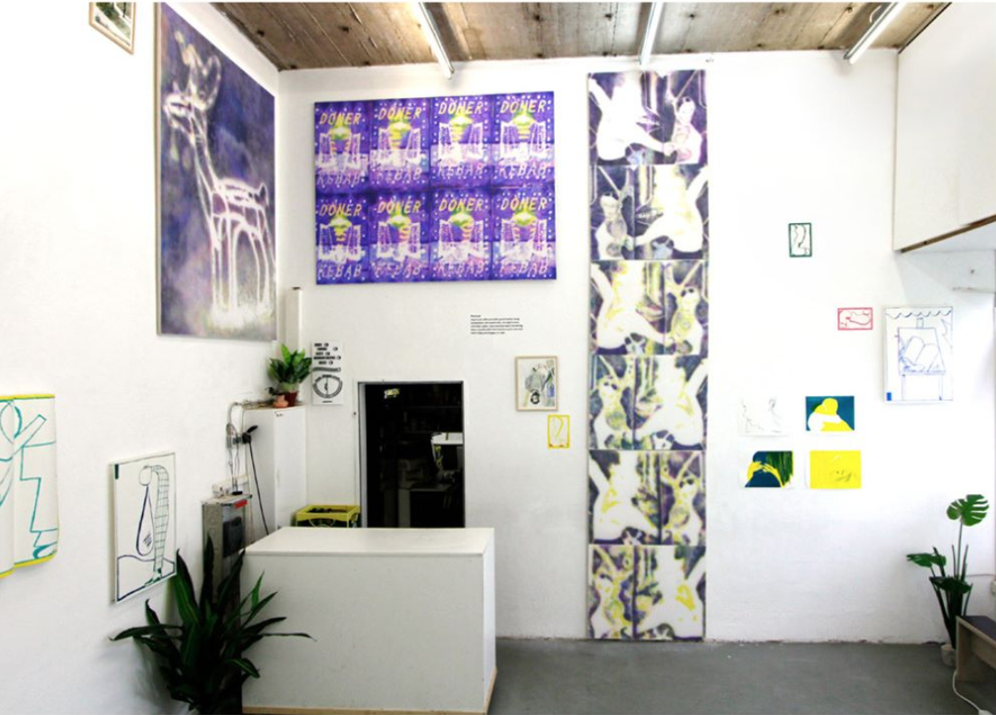Draw Me exhibited in the group exhibition “Inselform”, featuring works by Cortney Cassidy, Ephameron, Siemen Van Gaubergen, and Lasse Wandschneider.