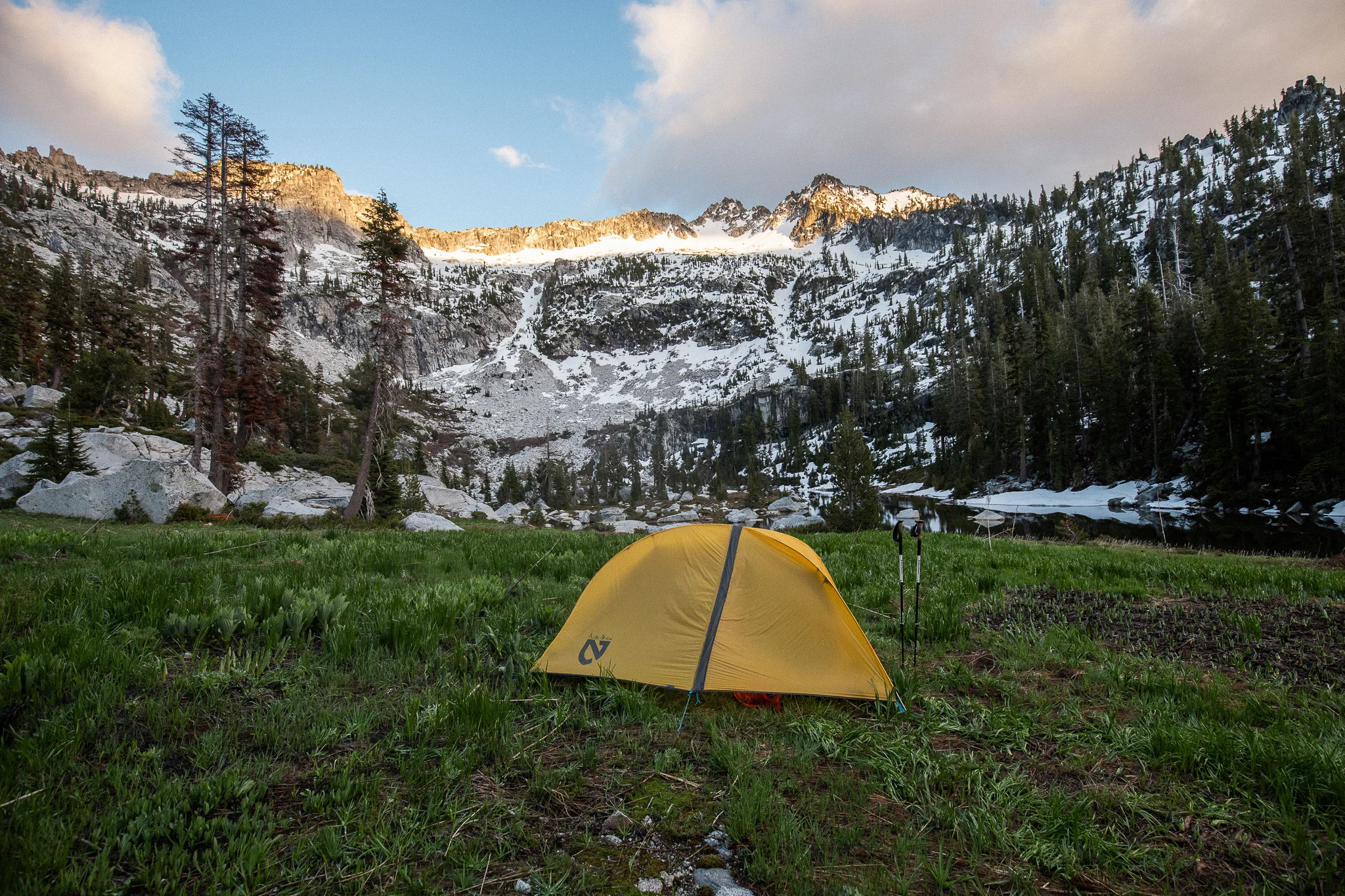 Camping @ El Lake in the Trinity Alps. 