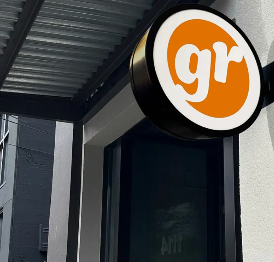 GR signage