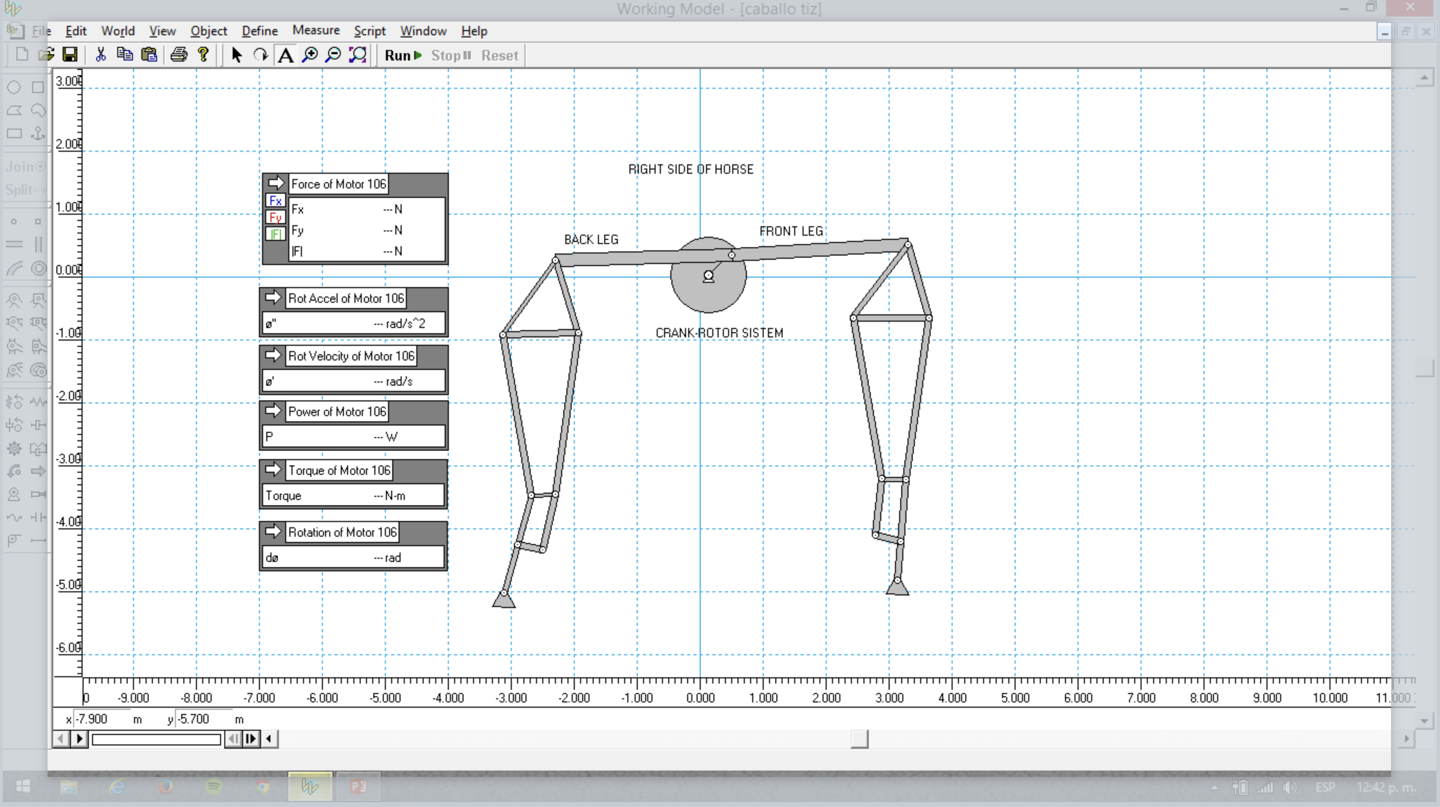 Working Model Theo J. mechanism simulation
