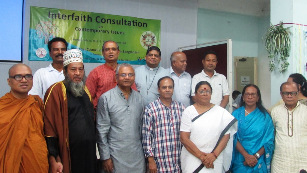 Interfaith Consultation Leadership Team convened by the national council of churches of bangladesh.
