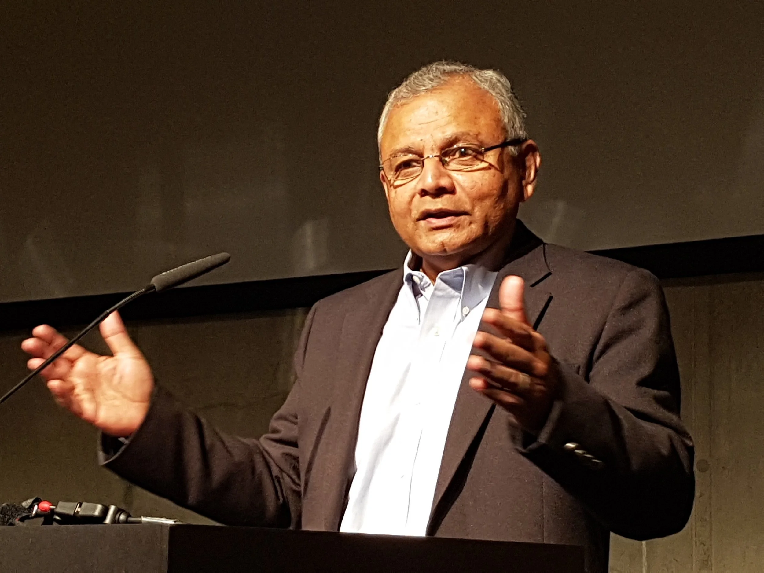OMNIA President Shanta Premawardhana delivers an address at Kirchentag, in Berlin, 2017 - a conference attended by more than 100,000 Christian clergy and laypersons. There he called for a "new reformation" rooted in religious pluralism and a renewed commitment to the needs of those living in the margins.