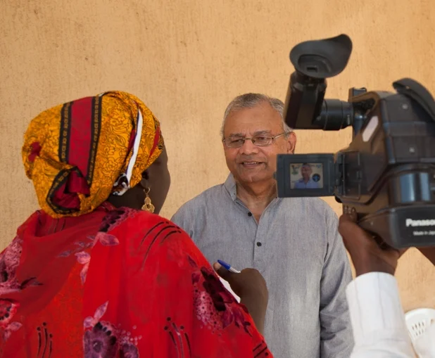 Omnia President interviewed by Nigerian press during ONNIA Training Event.