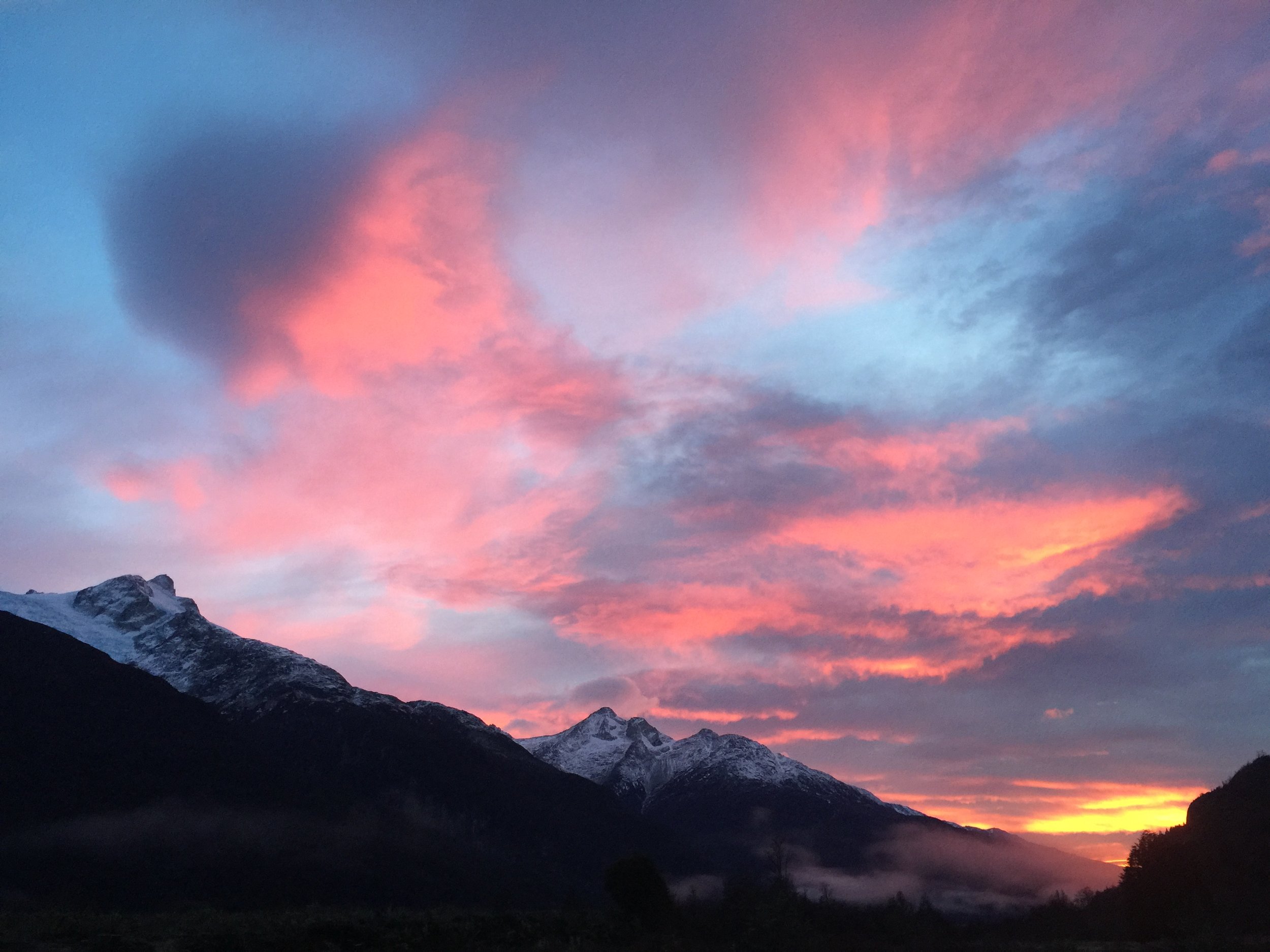 Winter Sunset over Colonia Valley