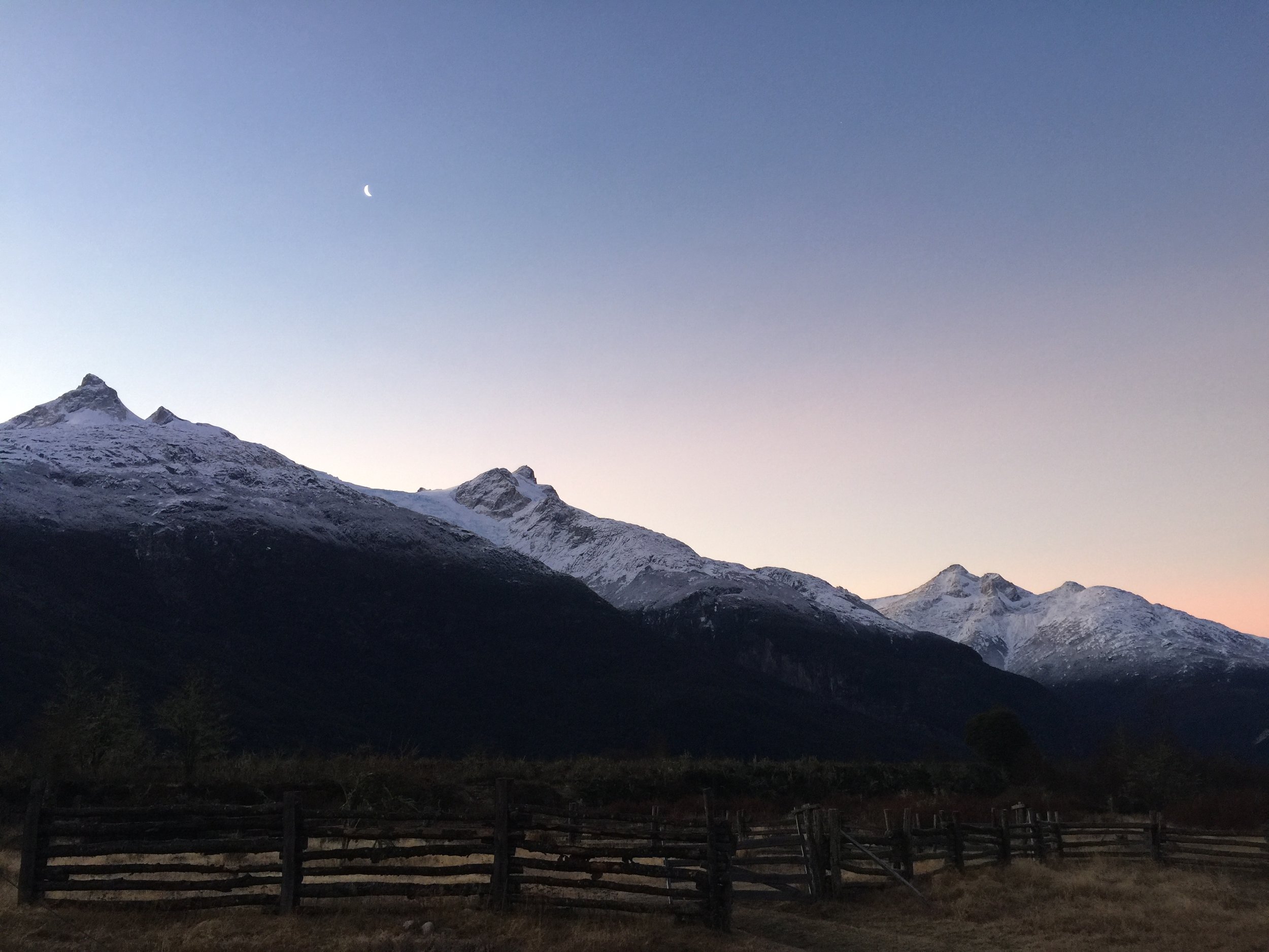 Dusk over Cerro Puño 