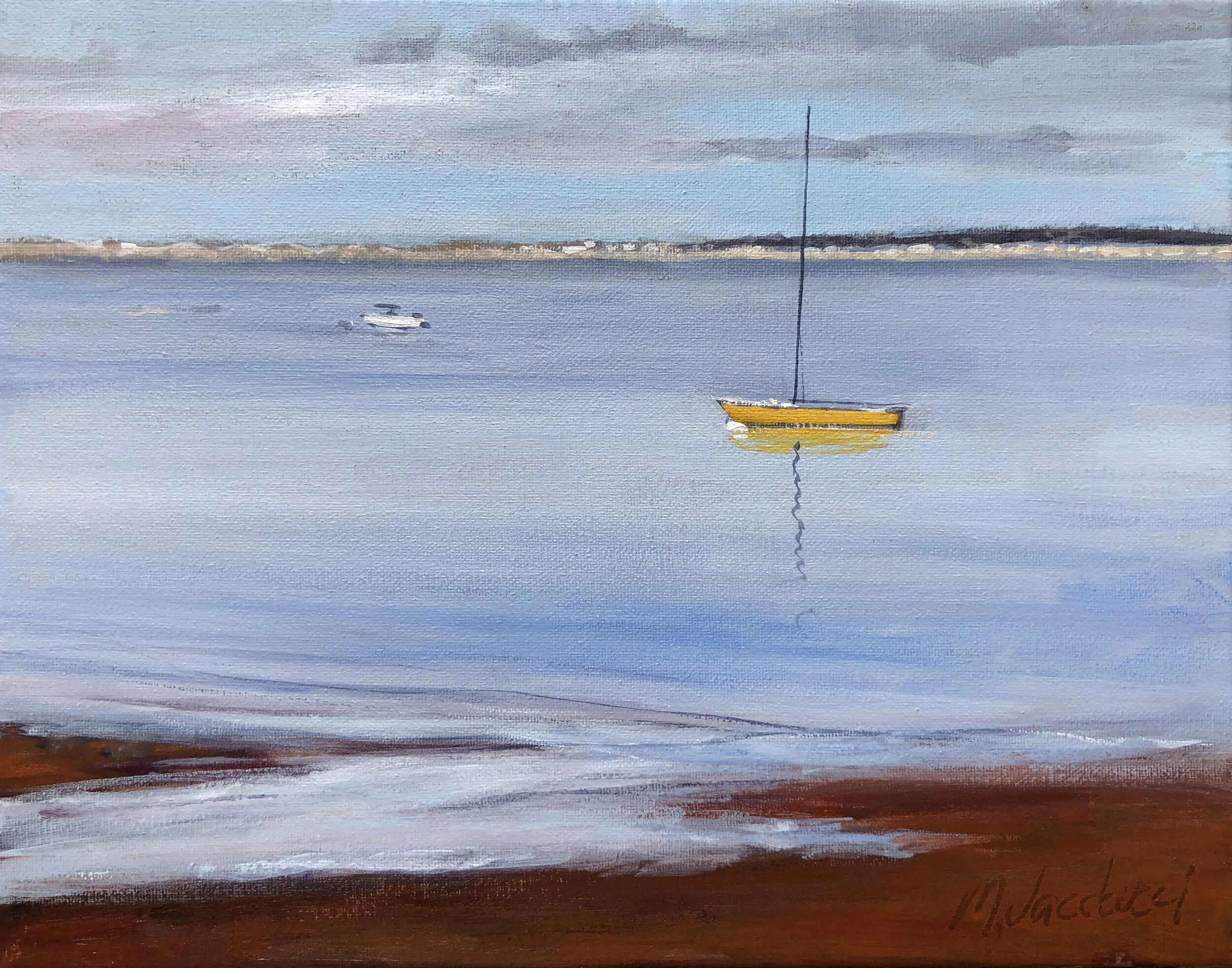Provincetown Harbor 11 x 14 Acrylic on canvas