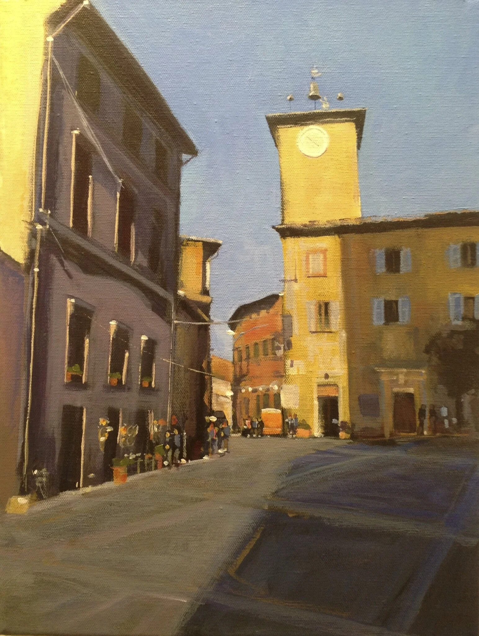 Piazza a Orvieto 11x14