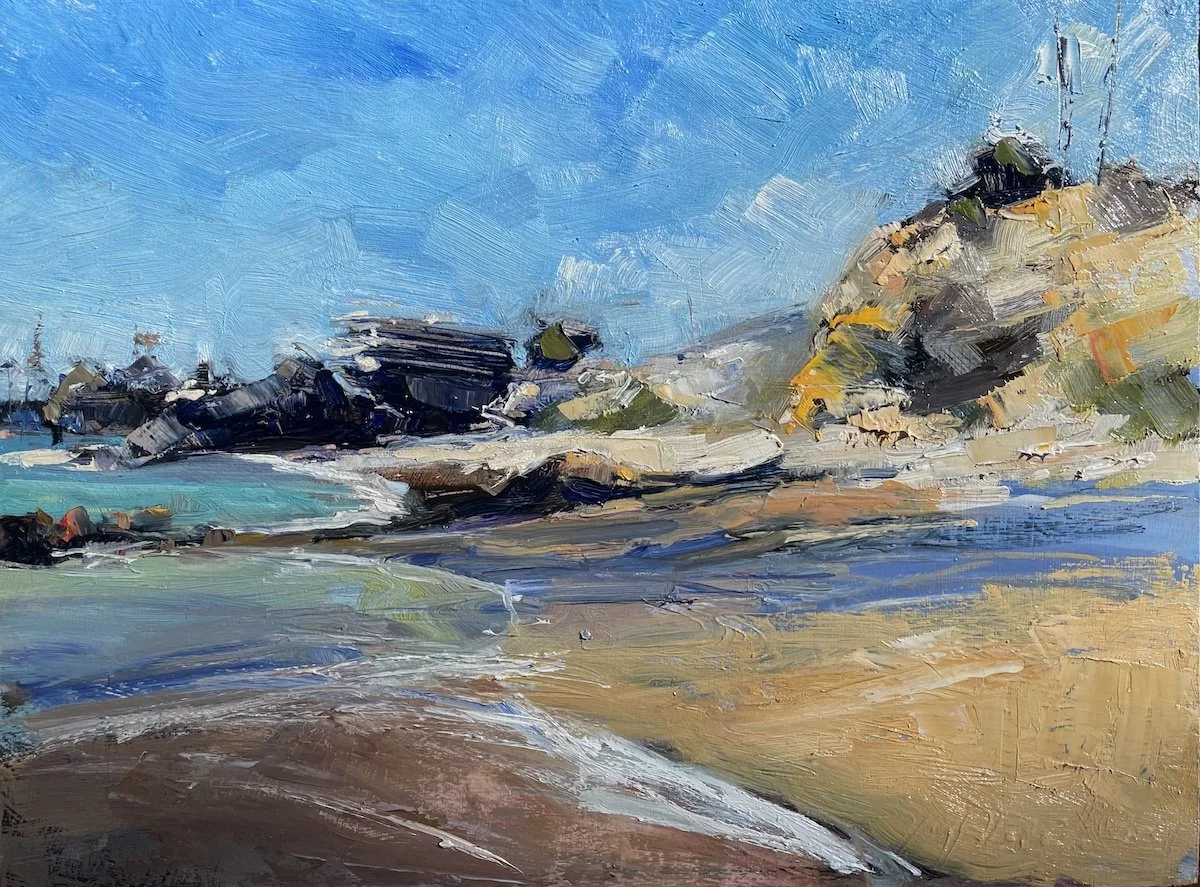 Divers Cove North View 9x12 oil