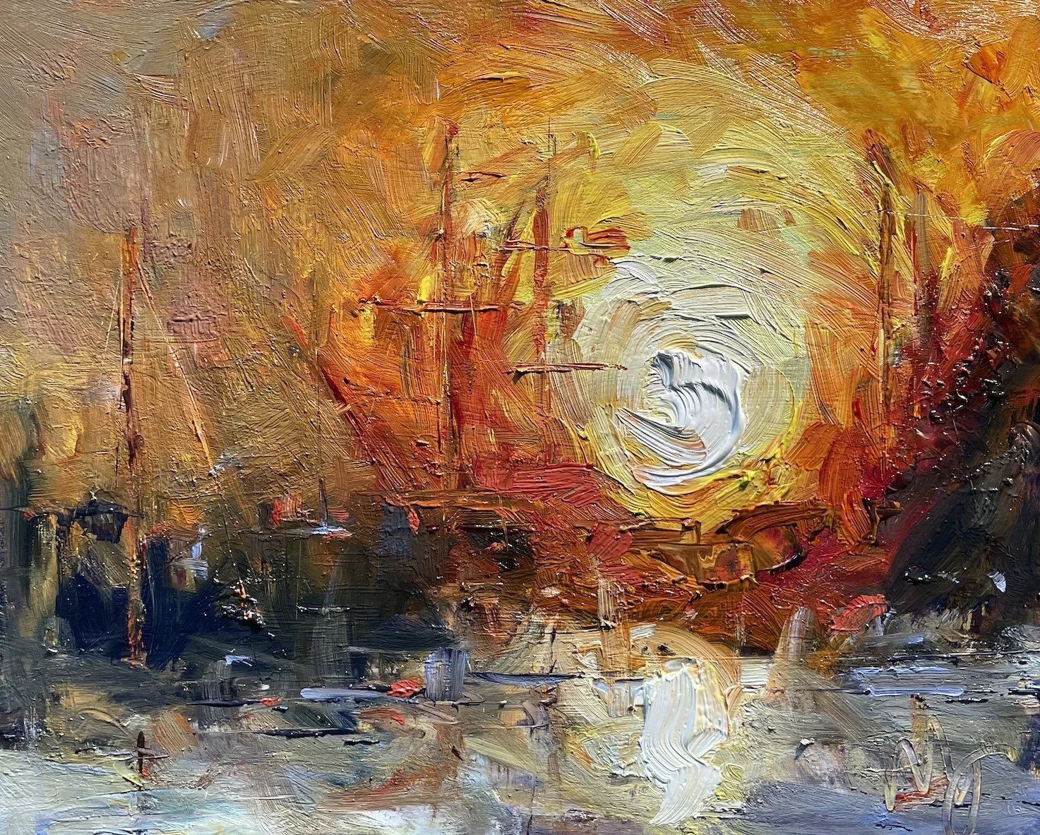 Pilgrim Memories  12x16 oil