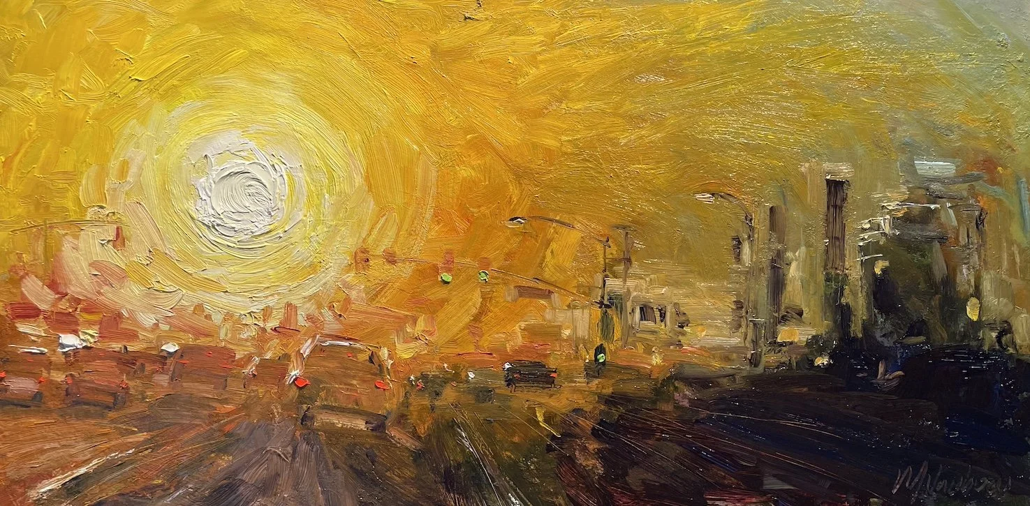 PCH Sunset at Bolsa Chica 10x20