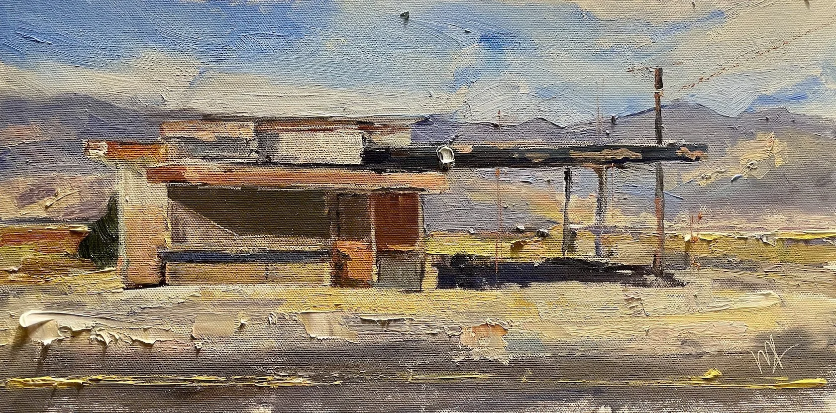 No Gas in the Afternoon 8x16 Oil