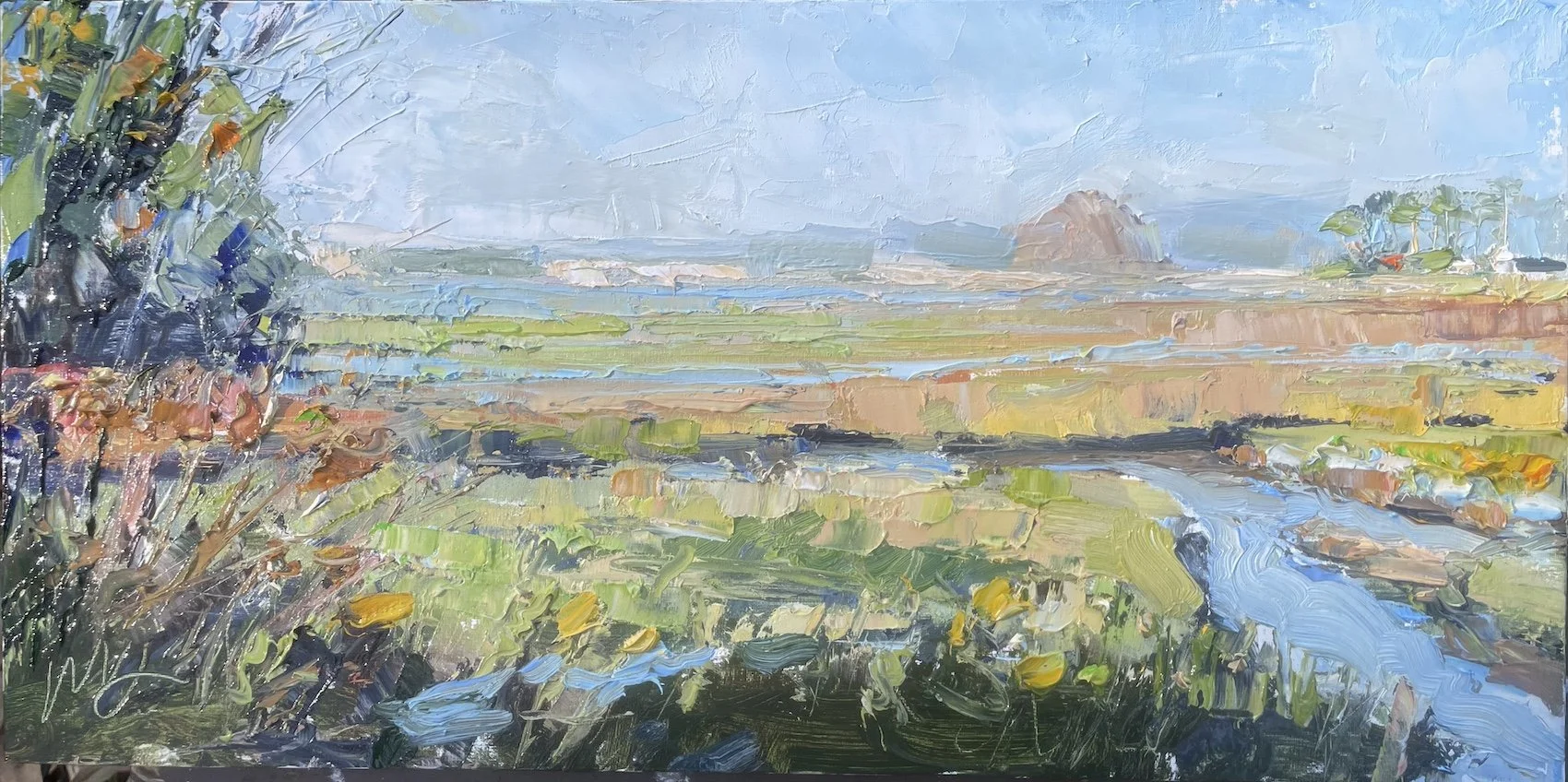 Sweet Springs Park at Los Osos 8x16 oil