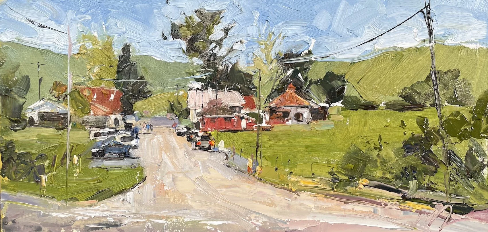 Springtime in Harmony 8x16  oil