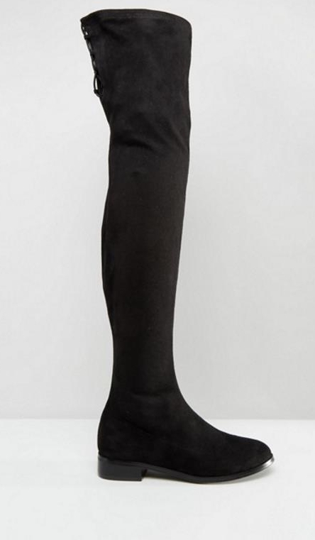 ASOS KEEPERS Flat Over The Knee Boots