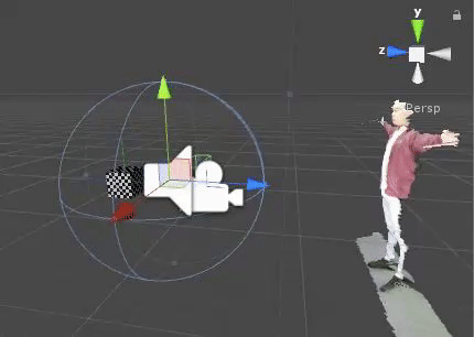 Moving the model so that the axis is at the feet of the model.