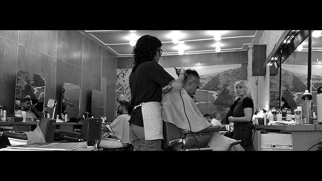 Barbershop scene