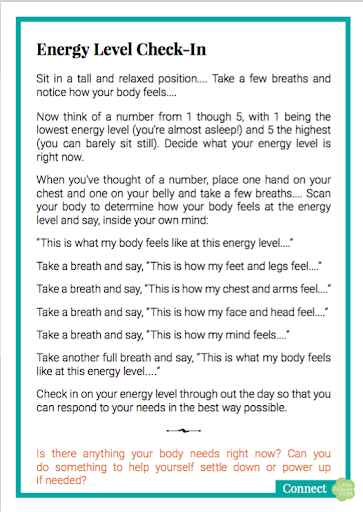 mindful chair yoga card deck