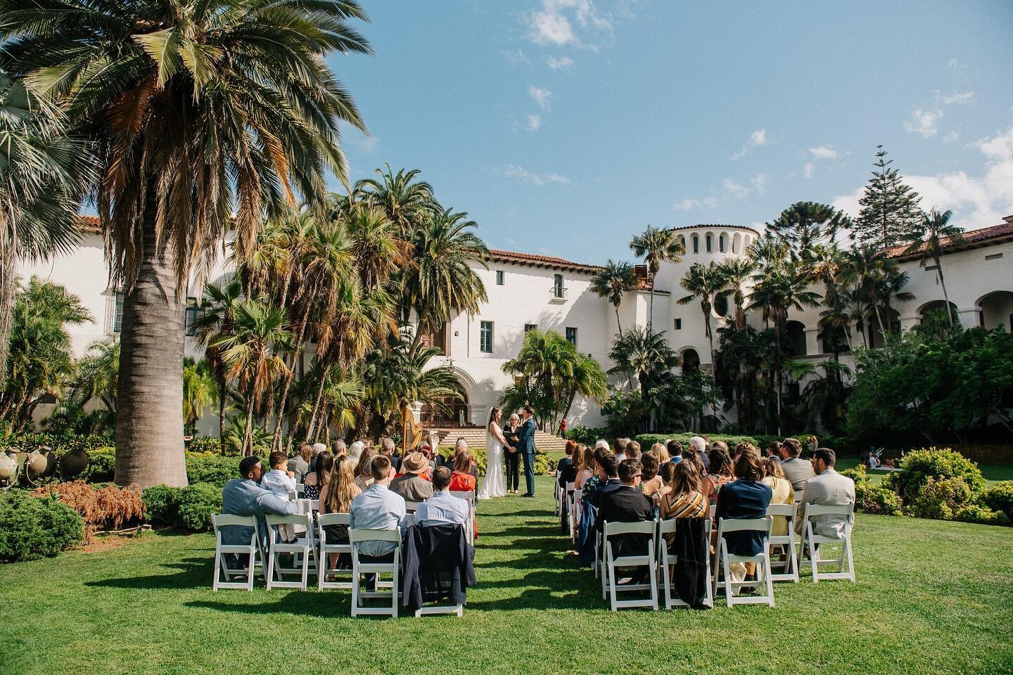 Truly nothing more classic than a Santa Barbara Courthouse ceremony