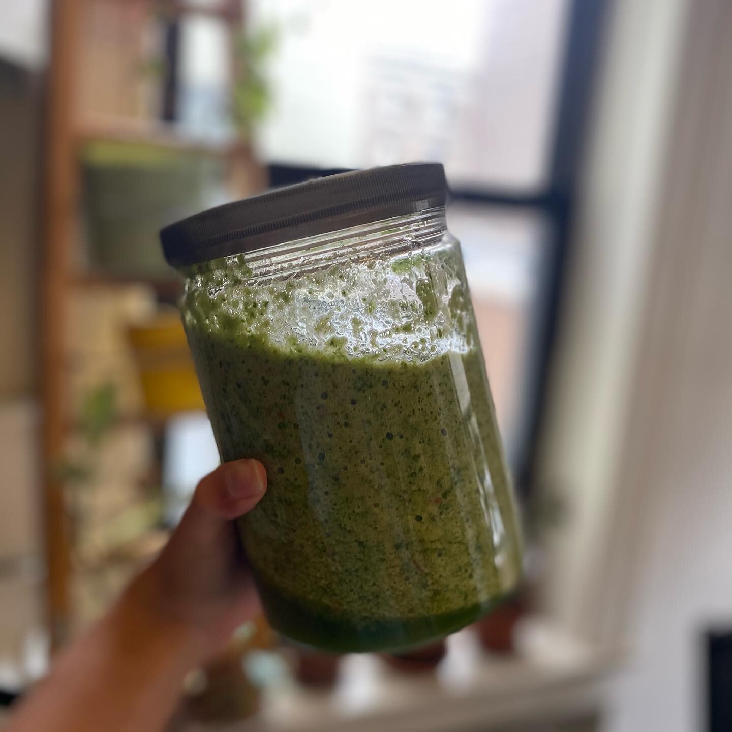 That time I spent a week in Astoria and had a ton of cilantro and culantro, along with other herbs and decided to make sofrito. Couldn&rsquo;t let it all go to waste. My sofrito Queen friend @happyhealthylatina was proud! 🙌🏽