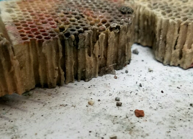 Honeycomb - used in soldering to ventilate