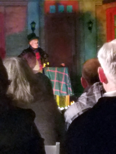 Bah Humbug , a one-man show of Charles Dickens' A Christmas Carol .