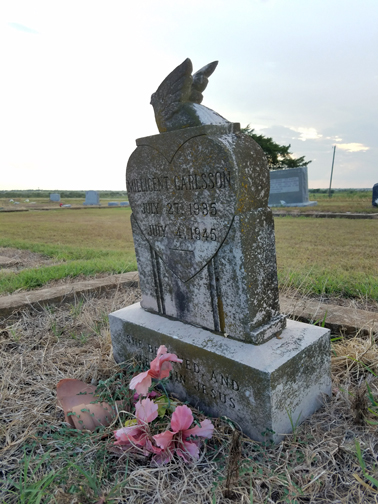 Gravestone in the Kimbro Cemetery 