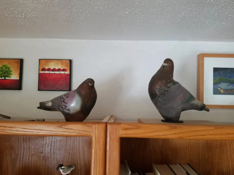 Raku Pigeons