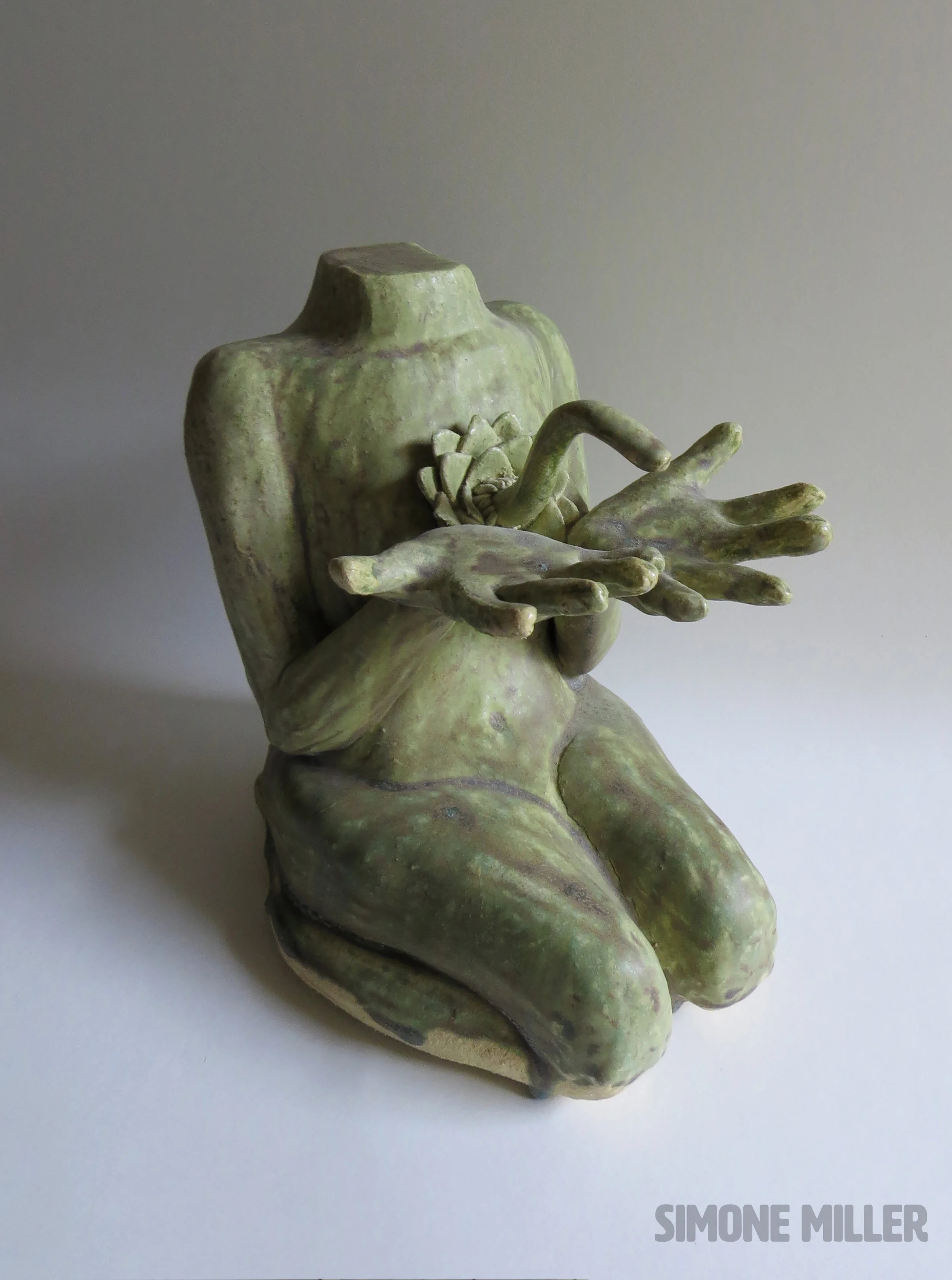 High-fire ceramic 6.25” x 8.5” x 9”