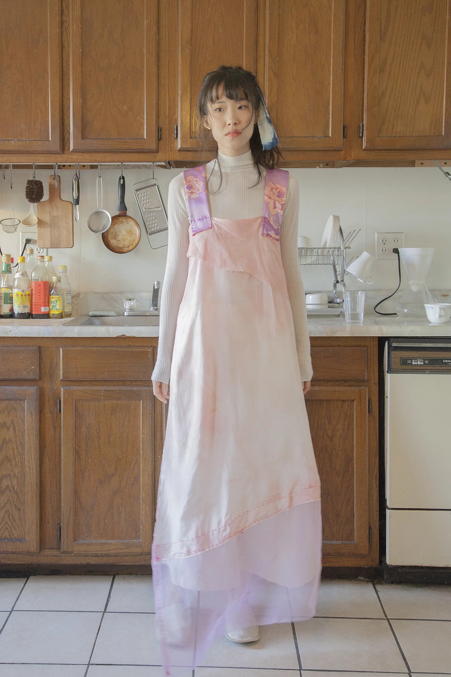 Apron 3 /with floral straps/ 