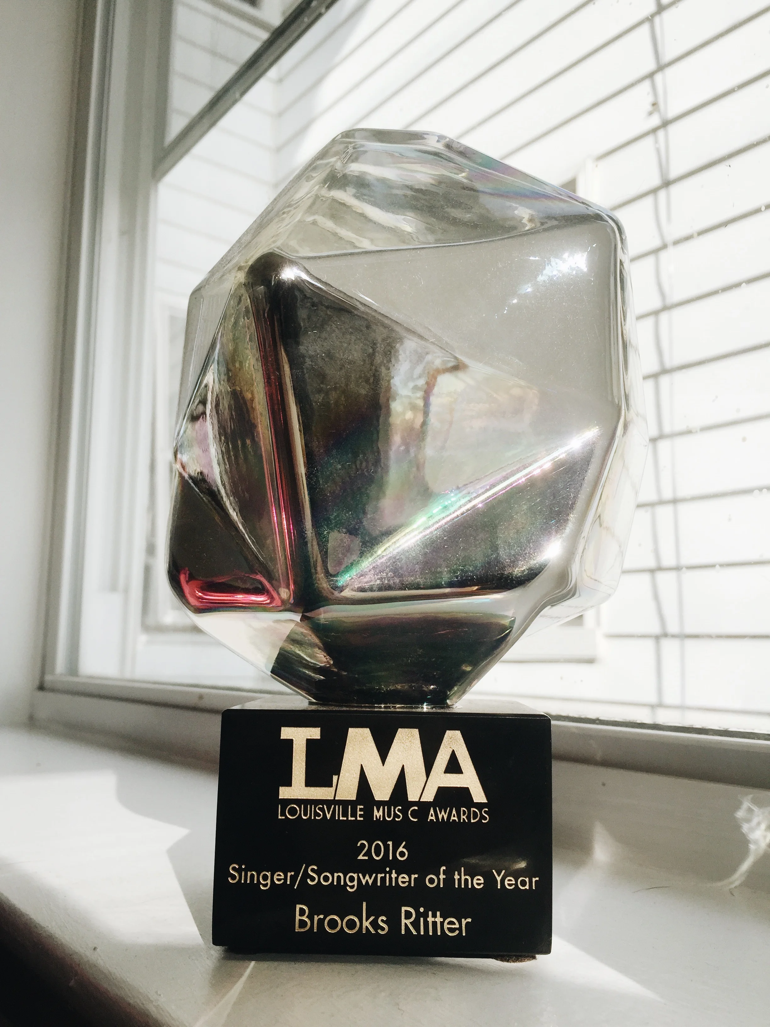 Brooks Ritter wins Singer/Songwriter of the Year! 