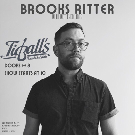 NEW SHOW ALERT!!! 
Excited to be joining forces on 9/2 with @weteyedliars at the wonderful @tidballs in Bowling Green, my home away from home.