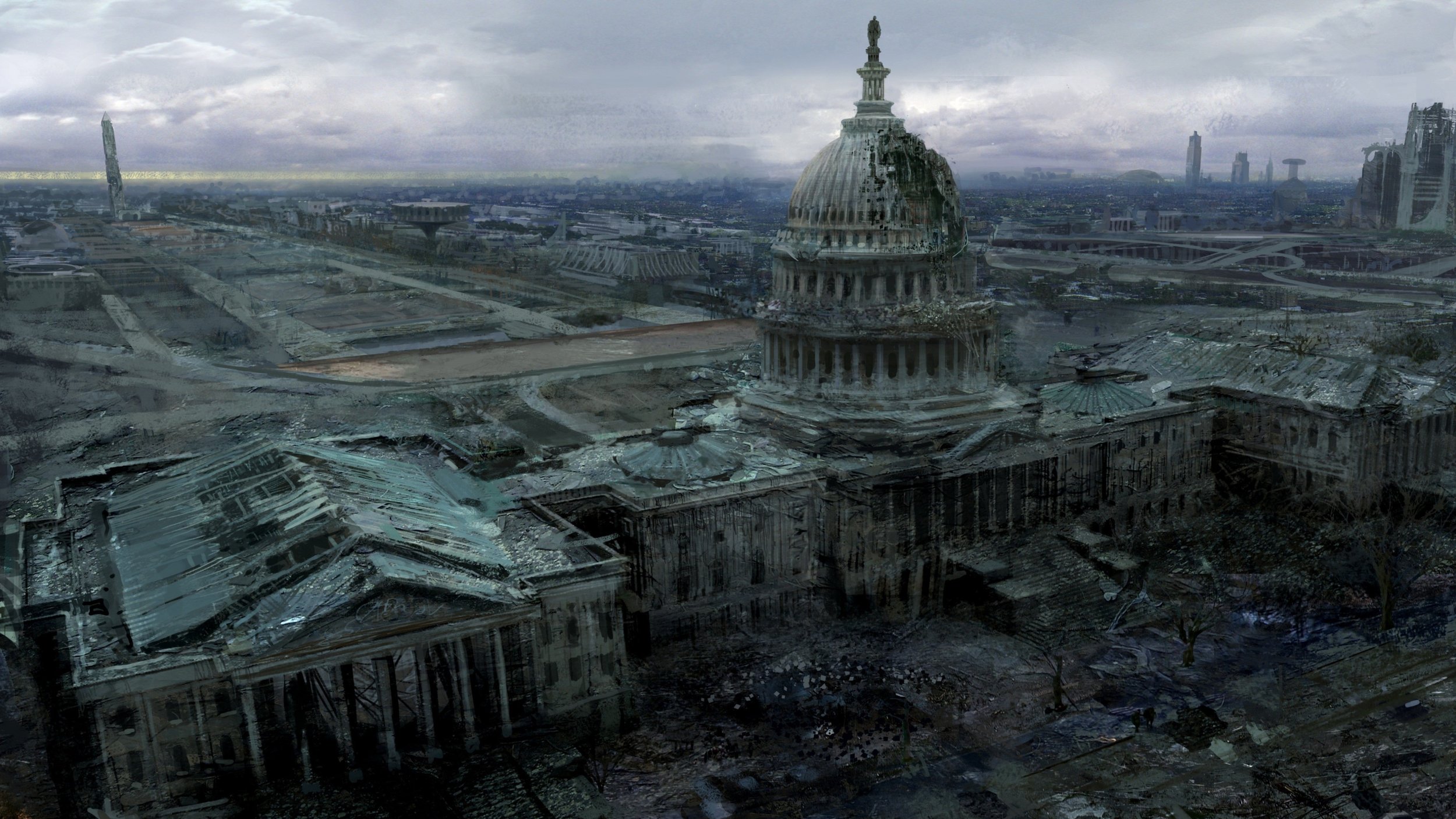 Design concepts from Fallout 3. Don't go crazy on me, people. ©Bethesda Games.