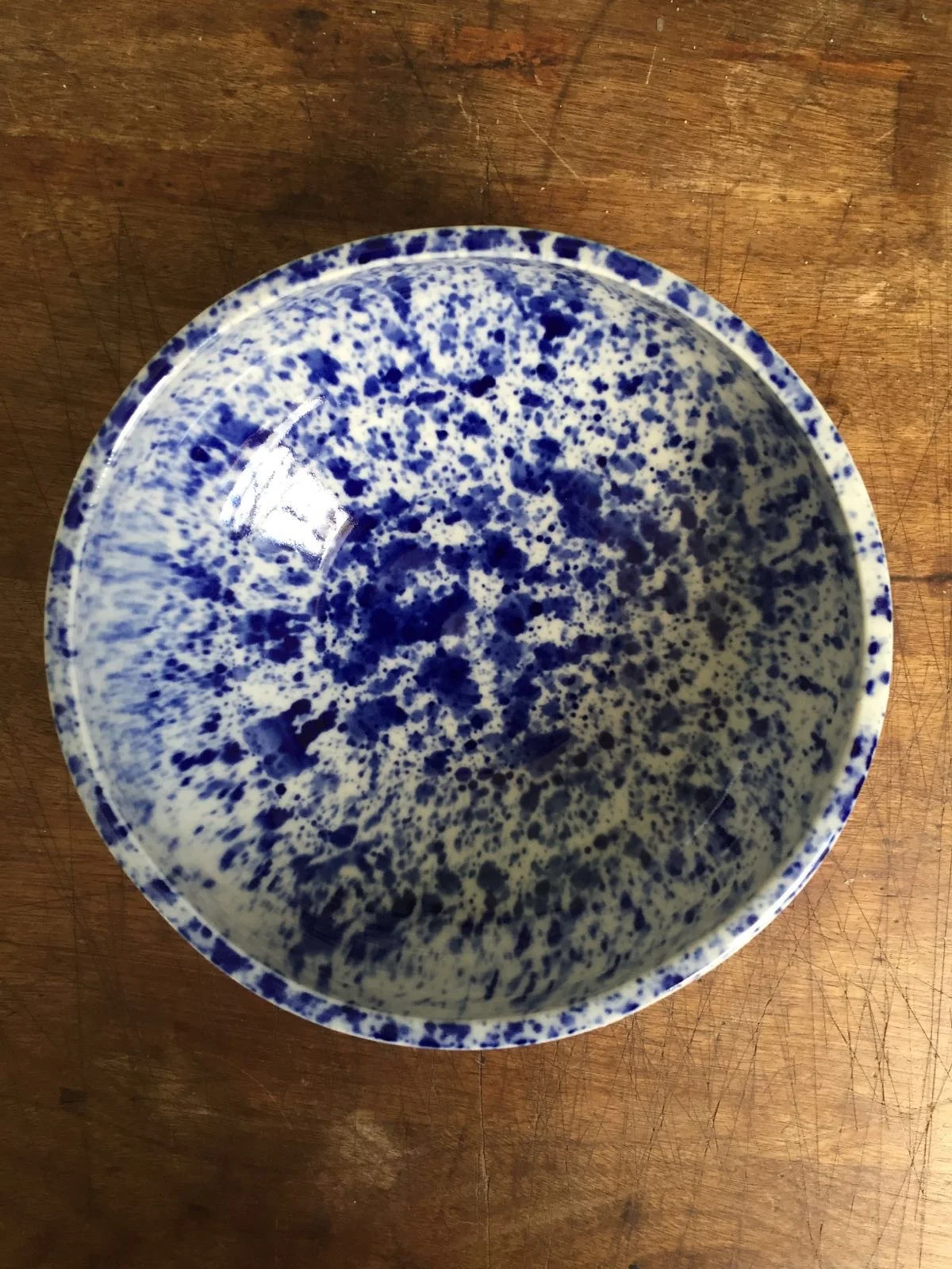 speckled bowl indigo