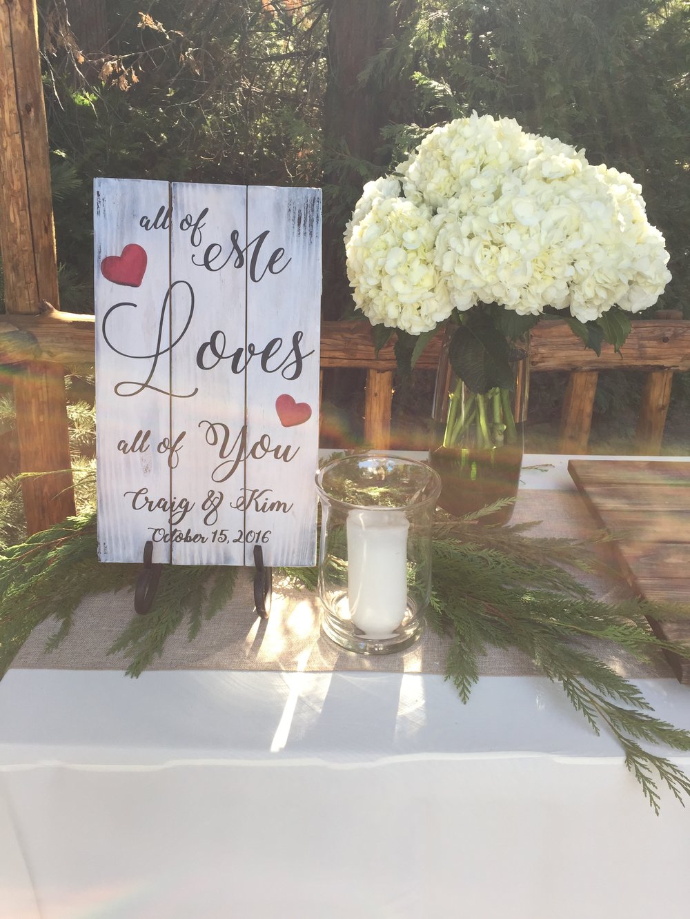 Wildflowers at The Lake Wedding Floral Design
