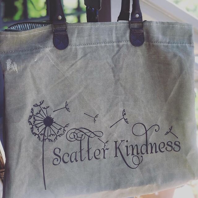 Thought for the day... 🍃 #totebag #summer #kindness #smallbusiness #lakearrowhead #recycledmaterials