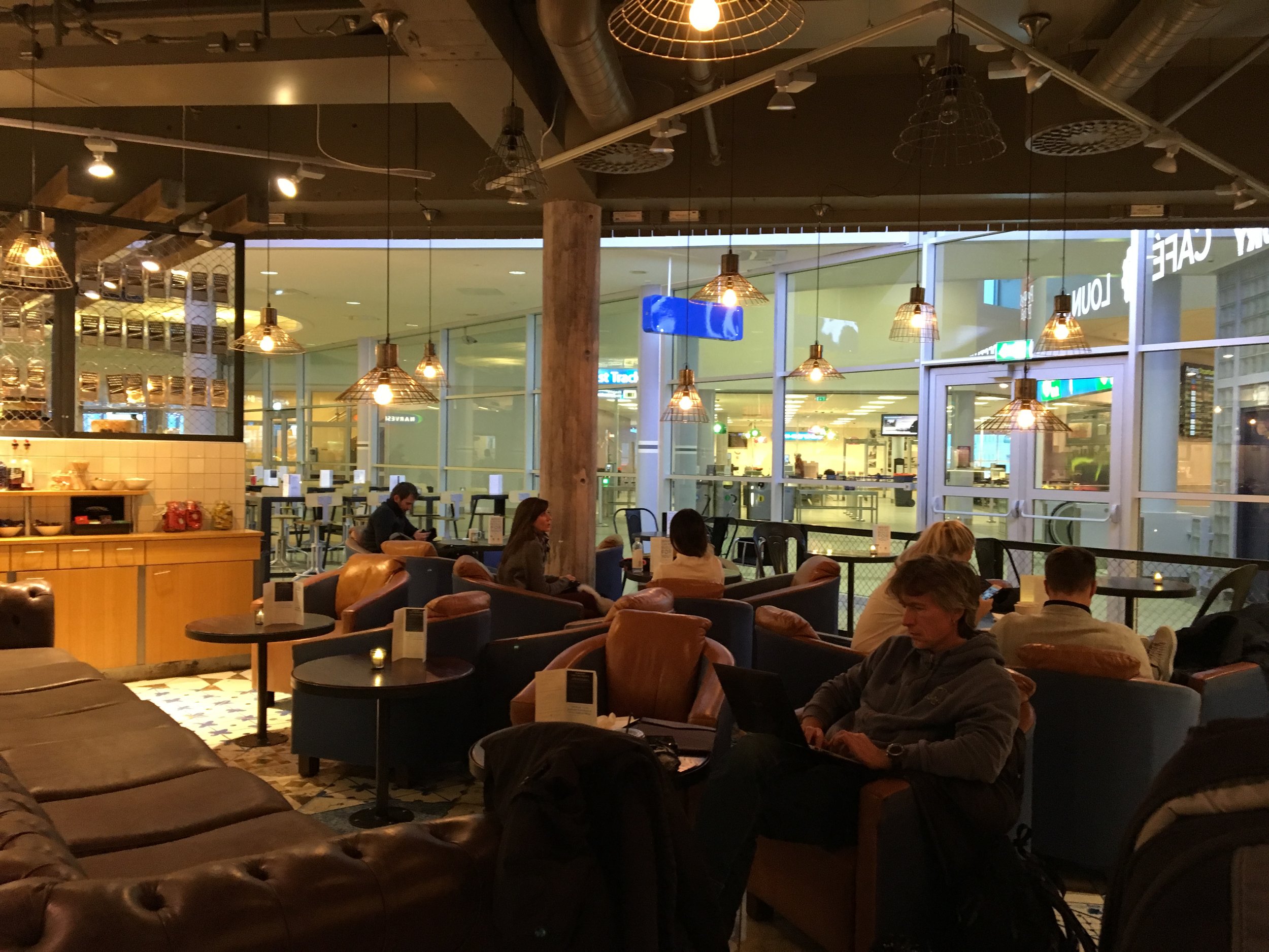 The cafe in the Bodo airport. My bro Thomas who has been on many adventures with, cleaning up cards for the orcas this week.