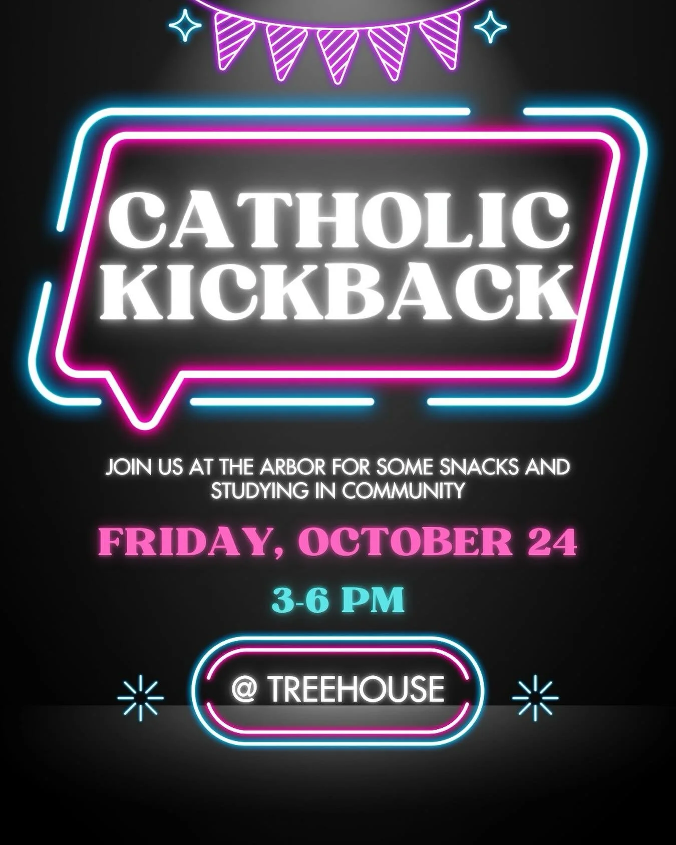 THIS FRIDAY, see you at Catholic Kickback 📚🪩
