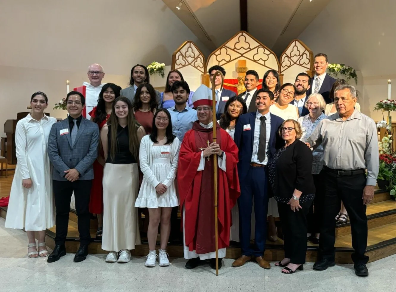 Adult Confirmation with Bishop Oscar Cantu