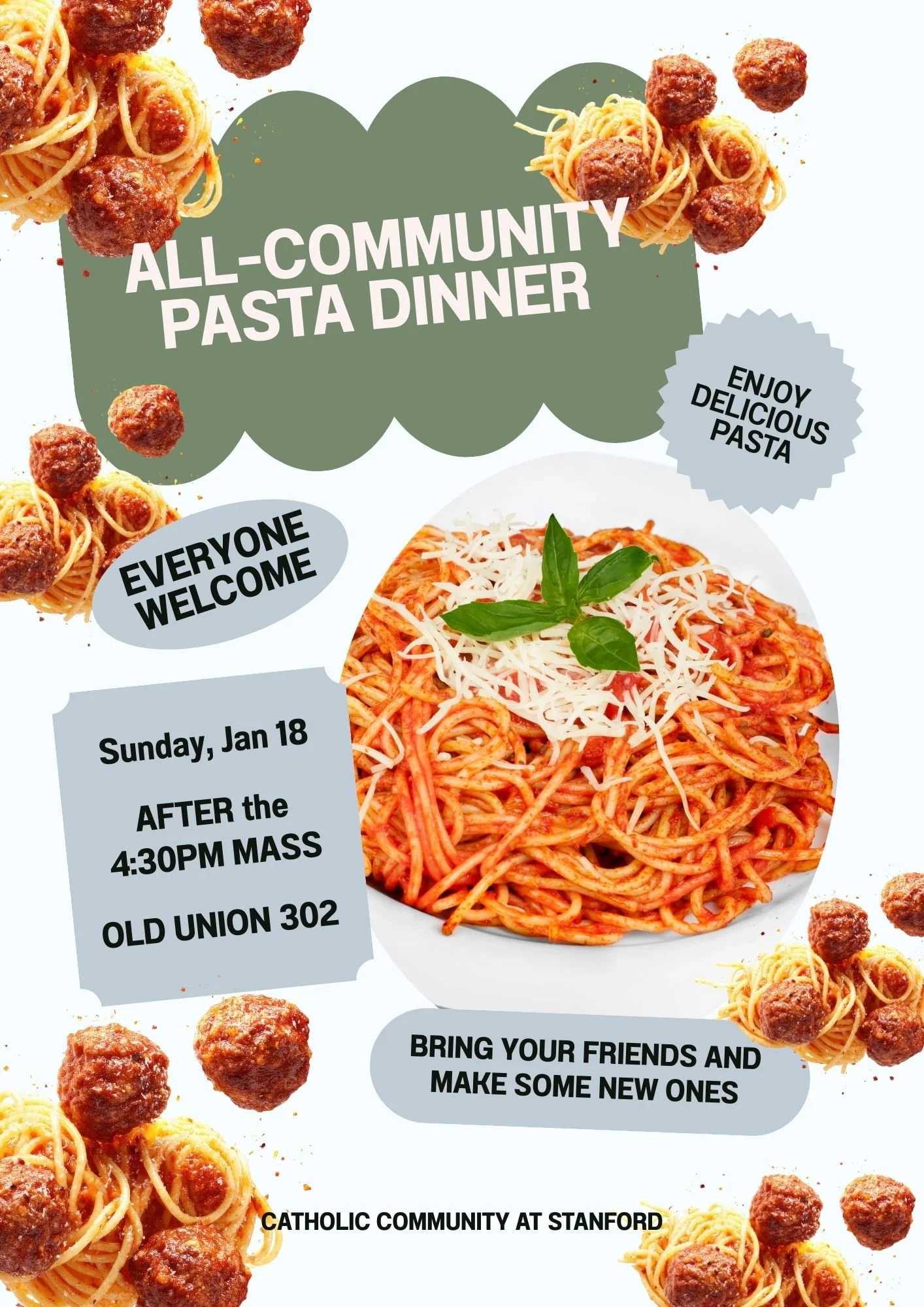All-Community Pasta Dinner