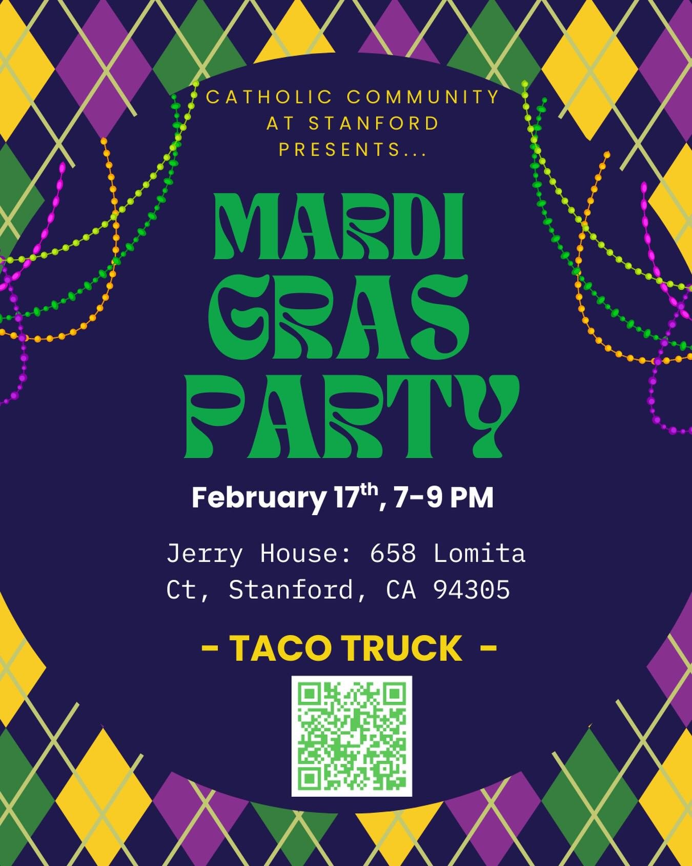 Pull up for the party of the century 💜💛💚

Grads and undergrads.. join us for a night of celebration, our beloved taco truck, and more!!

RSVP at the link in bio