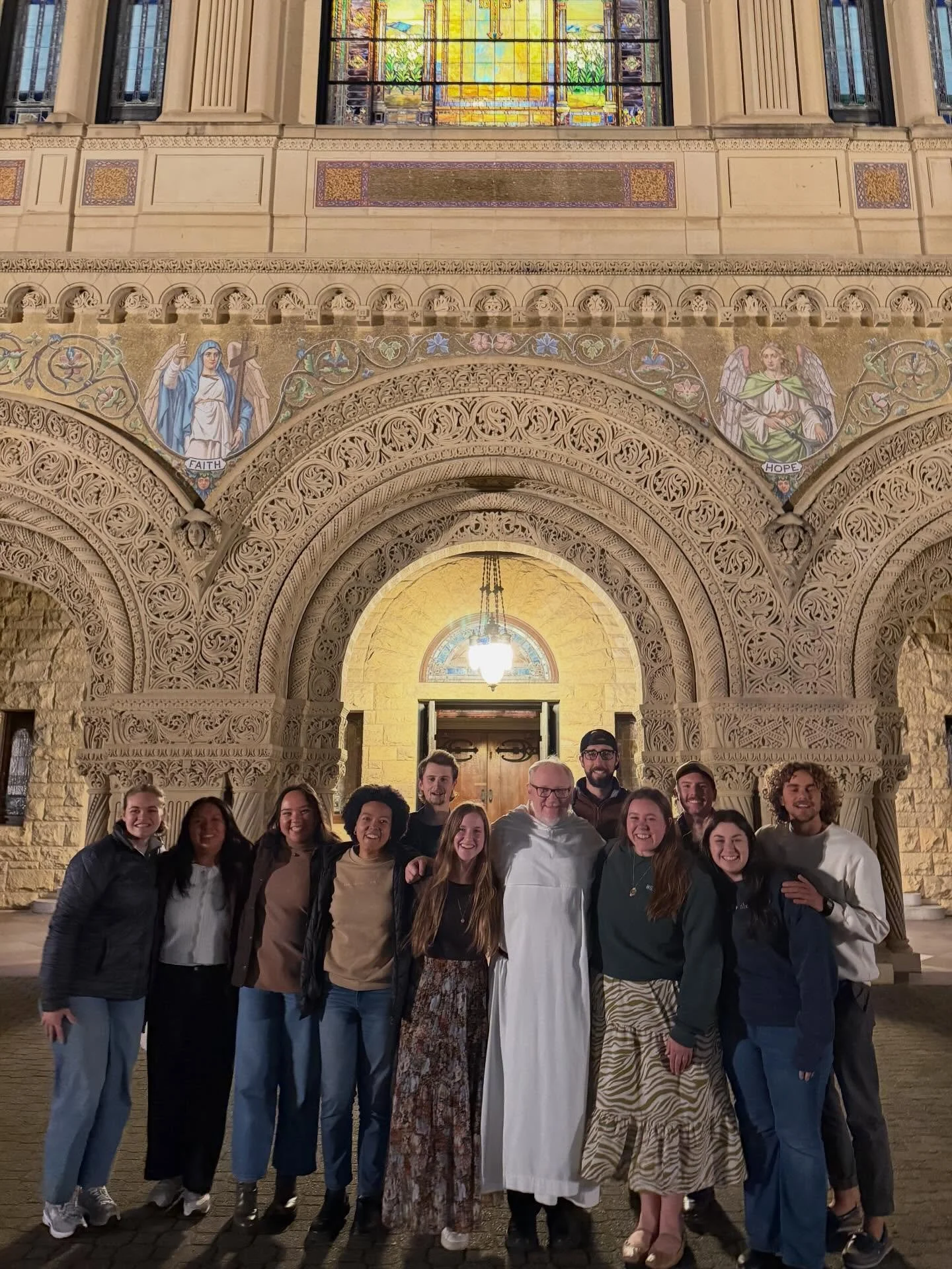 very happy to host FOCUS missionaries from UC Berkeley, San Jose State, Stanislaus state, and San Francisco State for our Mercy  Night tonight. Thanks for joining us!