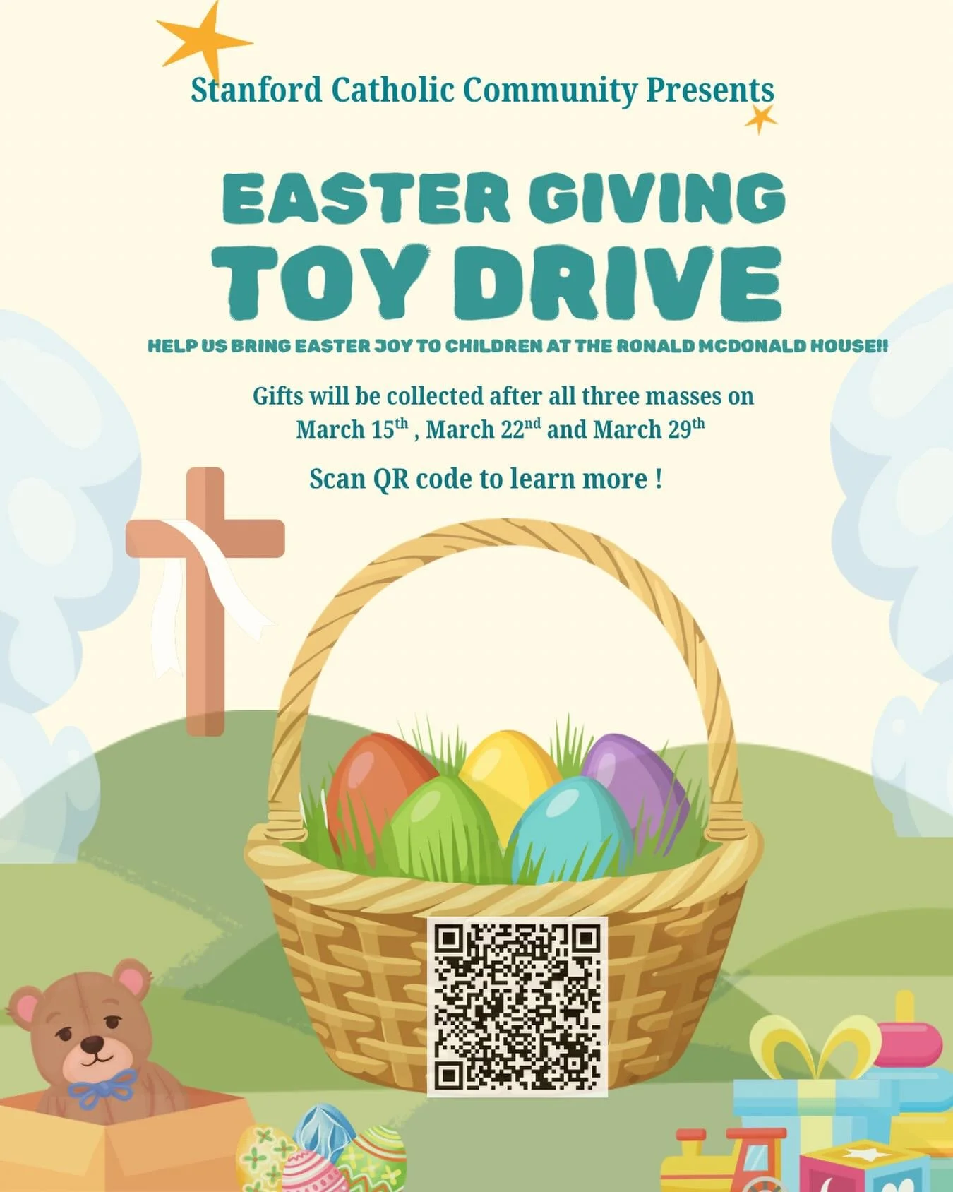 Bring the children at Ronald McDonald&rsquo;s House a little extra joy this Easter! 🐣💐