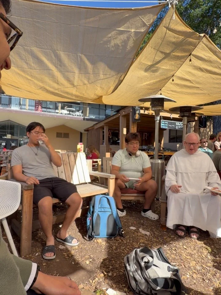 Food and drinks at the Treehouse with the Catholic Community is the best way to spend your Friday afternoons! 

Should we do this every week?!