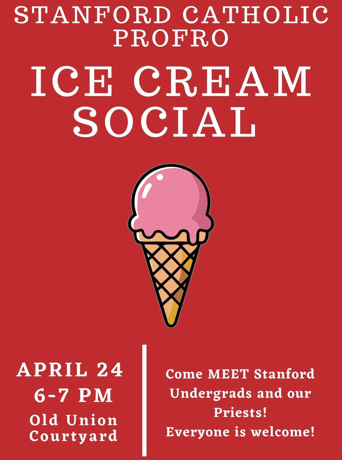 🚨CALLING ALL PROFROS!!!🚨

We can't wait to welcome you to campus! Stop by our ice cream social on Friday from 6-7 PM! 

We'll also be tabling from 1-3 and we'd love to meet you.